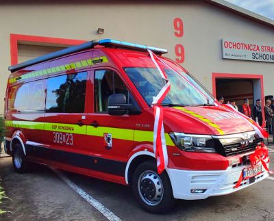 Nowoczesny samochód ratowniczo-gaśniczy dla OSP Schodnia